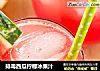排毒西瓜柠檬冰果汁的做法