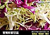 苦菊拌紫甘蓝的做法