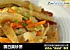 圆白菜炒饼的做法