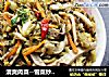 清爽肉菜--雪菜炒毛肚的做法