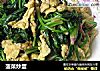 菠菜炒蛋的做法