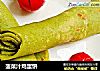 菠菜汁鸡蛋饼的做法