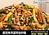 酸豆角鸡蛋肉丝炒面的做法