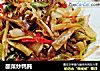 酸菜炒鸭肫的做法