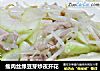 瘦肉丝绿豆芽炒夜开花的做法