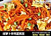 胡萝卜炒鸡蛋豌豆的做法