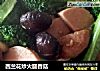 西兰花炒火腿香菇的做法