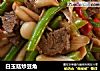 白玉菇炒豆角的做法