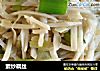 素炒藕丝的做法