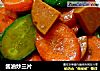 酱油炒三片的做法