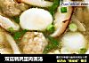 双菇鹌鹑蛋肉圆汤的做法