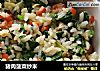 猪肉菠菜炒米的做法