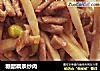 糖醋藕条炒肉的做法