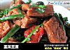 韭菜豆腐的做法