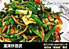 韭菜炒豆皮的做法