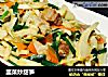 韭菜炒甜笋的做法