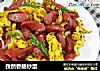 孜然香肠炒蛋的做法