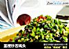 韭梗炒苍蝇头的做法