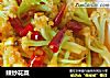 辣炒花菜的做法