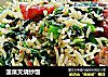 菠菜叉烧炒饭的做法
