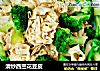 清炒西兰花豆皮的做法