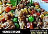 蚝油肉碎炒杂蔬的做法