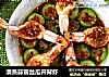 清蒸蒜蓉丝瓜开背虾的做法