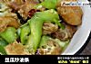 丝瓜炒油条的做法