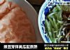 绿豆芽拌黄瓜配蒸饼的做法