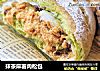 抹茶麻薯肉松包的做法