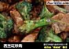 西兰花炒肉的做法
