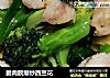 脆肉脘爆炒西兰花的做法