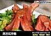 西兰花炒肠的做法