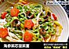 海参菜芯菠菜面的做法