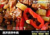 西芹孜然牛肉的做法