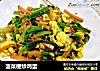 菠菜梗炒鸡蛋的做法