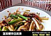 菠菜梗炒白菜条的做法