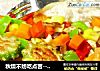 秋燥不妨吃点苦-凉瓜酿肉五彩饭的做法