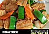回锅肉炒青椒的做法