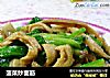 菠菜炒面筋的做法