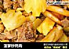 菠萝炒鸭肉的做法