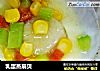 乳蛋蒸扇贝的做法