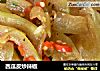 西瓜皮炒辣椒的做法