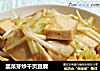 韭菜芽炒千页豆腐的做法