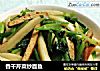 香干芹菜炒面鱼的做法