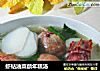 虾蛄油菜蕻年糕汤的做法