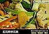 五花肉炒花菜的做法