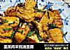 韭菜肉末蚝油豆腐的做法