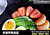 荞麦饼果蔬盘的做法