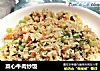 菜心牛肉炒饭的做法